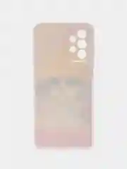Желтый чехол силиконовый на Samsung Galaxy A23 / Самсунг А23 прозрачный с рисунком, защита камеры