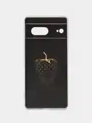 Разноцветный силиконовый чехол на Google Pixel 7 / Гугл Пиксель 7 прозрачный, с рисунком, защита камеры