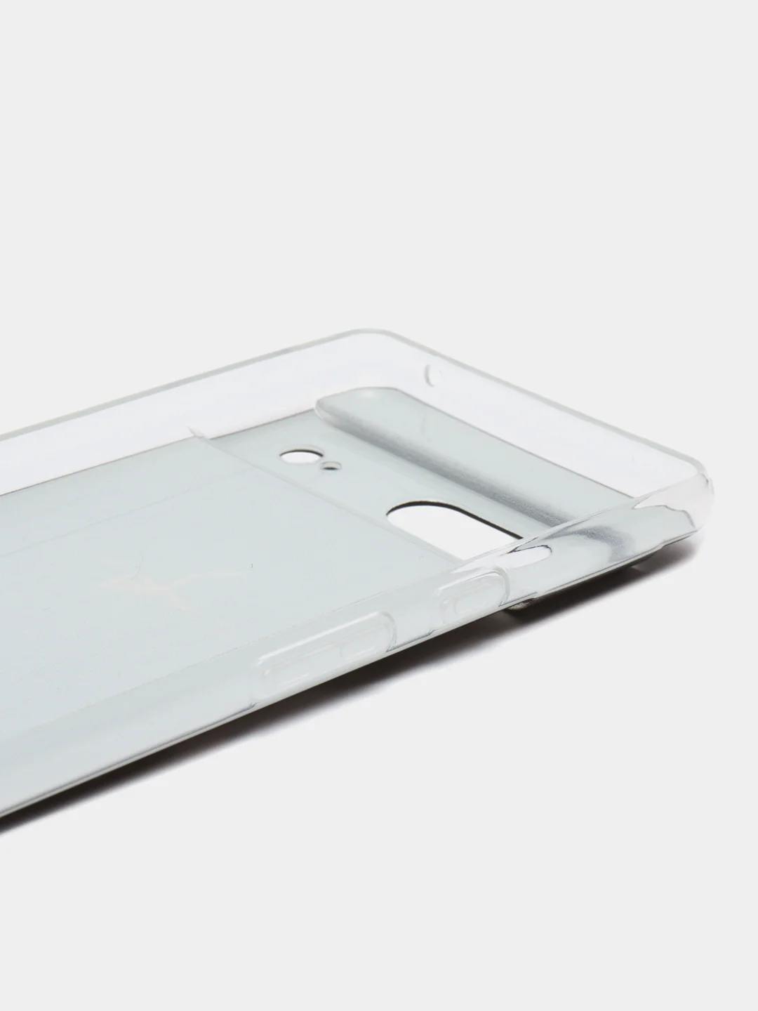 Разноцветный силиконовый чехол на Google Pixel 7 / Гугл Пиксель 7 прозрачный, с рисунком, защита камеры