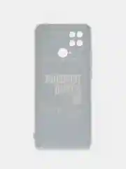 Тёмно-коричневый силиконовый чехол на Xiaomi Poco C40 / Сяоми Поко С40 прозрачный с рисунком, защита камеры