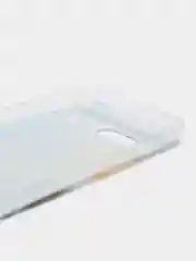 Голубой силиконовый чехол на Google Pixel 7 / Гугл Пиксель 7 прозрачный, с рисунком, защита камеры