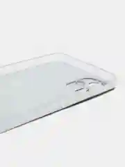 Тёмно-коричневый силиконовый чехол на Tecno Camon 19 Neo / Текно Камон 19 Нео с рисунком, защита камеры