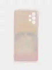 Желтый силиконовый чехол на Samsung Galaxy A13 4G / Самсунг А13 4G прозрачный, с рисунком
