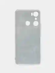 Бирюзовый силиконовый чехол на Infinix HOT 20i / Инфиникс Хот 20i с рисунком, защита камеры