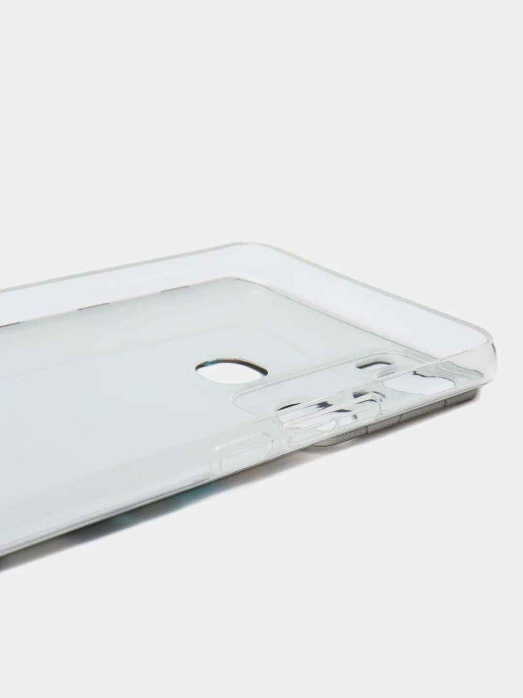 Бирюзовый силиконовый чехол на Infinix HOT 20i / Инфиникс Хот 20i с рисунком, защита камеры