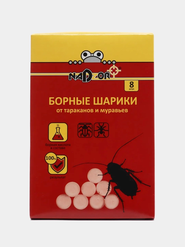 Борные шарики от тараканов
