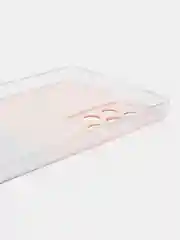 Желтый чехол на Samsung Galaxy A73 / Галакси А73 прозрачный, с рисунком, защита камеры