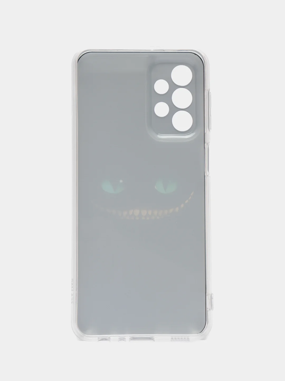 Черный чехол силиконовый на Samsung Galaxy A23 / Самсунг А23 прозрачный с рисунком, защита камеры