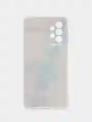 Ледяной чехол силиконовый на Samsung Galaxy A23 / Самсунг А23 прозрачный с рисунком, защита камеры