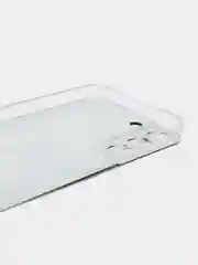 Хром силиконовый чехол на Samsung Galaxy S22 / Самсунг S22 прозрачный с рисунком, защита камеры