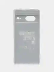 Тёмно-коричневый силиконовый чехол на Google Pixel 7 / Гугл Пиксель 7 прозрачный, с рисунком, защита камеры