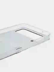 Тёмно-коричневый силиконовый чехол на Samsung Galaxy Z Flip 4 / Самсунг Z Flip 4 с рисунком, защита камеры
