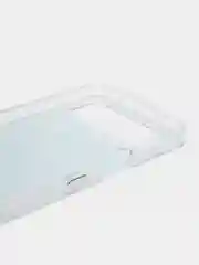 Светло-синий силиконовый чехол на Samsung Galaxy Z Flip 4 / Самсунг Z Flip 4 с рисунком, защита камеры