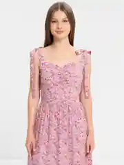 Розовый платье летнее