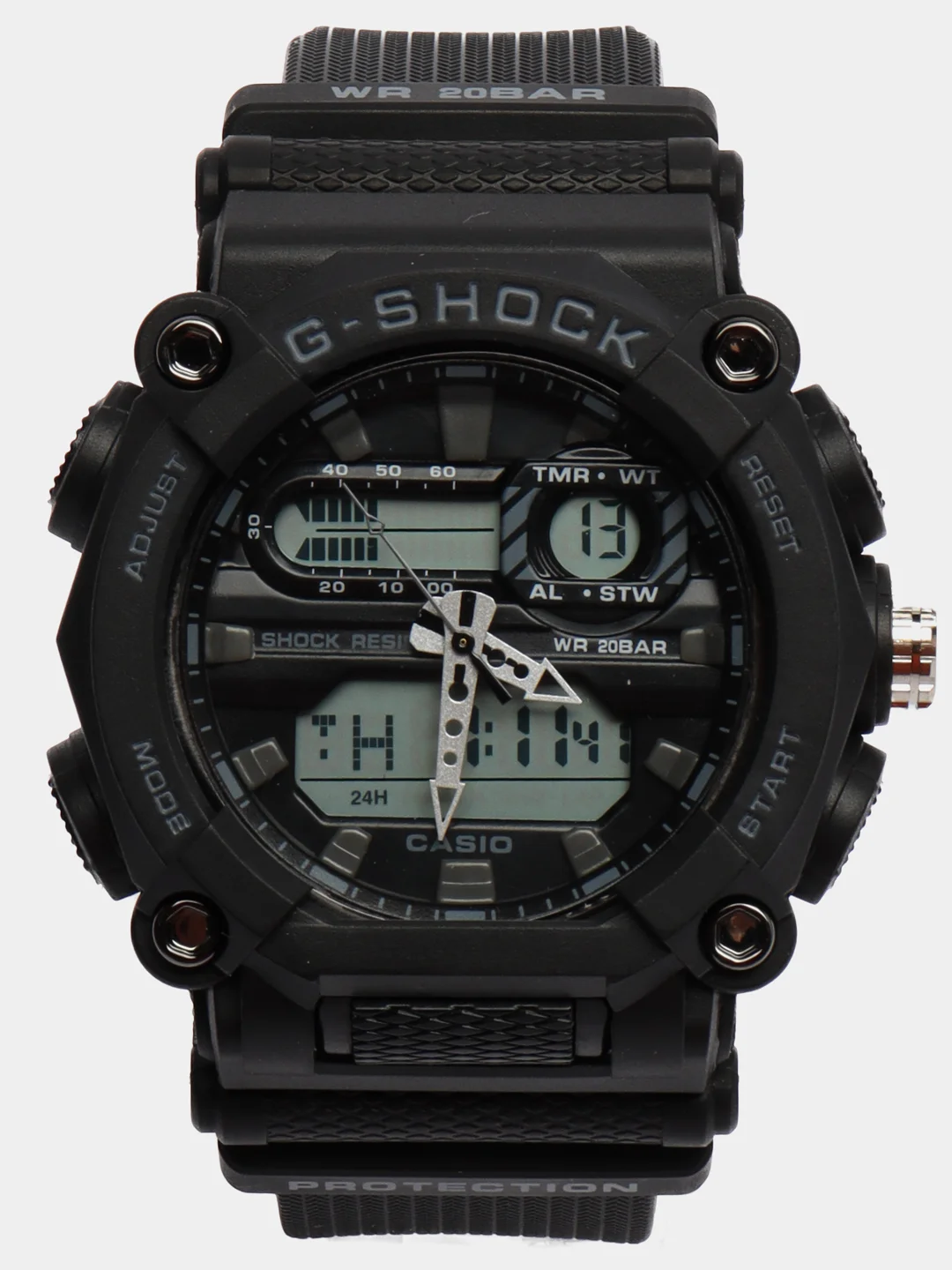 Черный наручные военные электронные мужские часы Casio G-Shock
