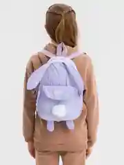 Сиреневый рюкзак  с ушками зайца