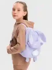 Сиреневый рюкзак  с ушками зайца