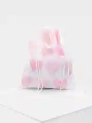 Серебряный сумка детская мешок для сменной обуви Геншин Импакт, Хаги Ваги, Амонг Ас, Авокадо, Футбол