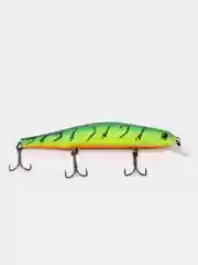 Зеленый воблер рыболовный "Минноу" (Minnow), 110 SP, 17 г