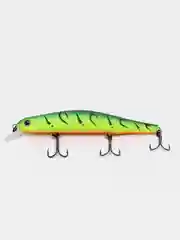 Зеленый воблер рыболовный "Минноу" (Minnow), 110 SP, 17 г