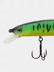 Зеленый воблер рыболовный "Минноу" (Minnow) 130 SP 21 г