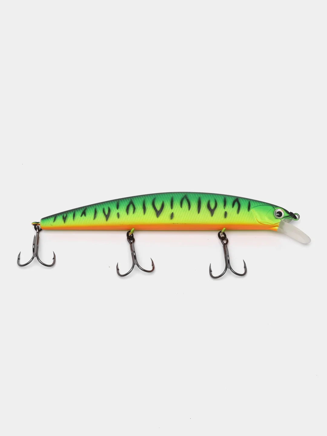 Зеленый воблер рыболовный "Минноу" (Minnow) 130 SP 21 г