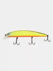 Желтый воблер рыболовный "Минноу" (Minnow) 130 SP 21 г