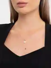 Золотой ожерелье женское с сердцем