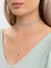 Ледяной чокер пластиковый