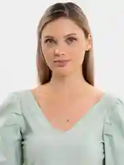 Белый чокер пластиковый