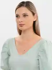 Белый чокер пластиковый