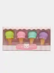 Мятный набор фигурных ластиков, 4 штуки