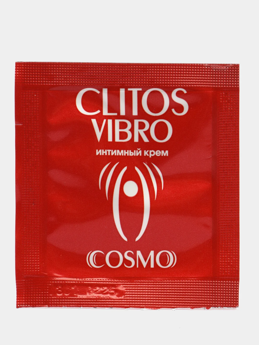 Бордовый жидкий вибратор Clitos cream cosmo vibro, возбуждающий крем для женщин