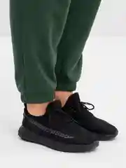 Черный кроссовки мужские, летние дышащие