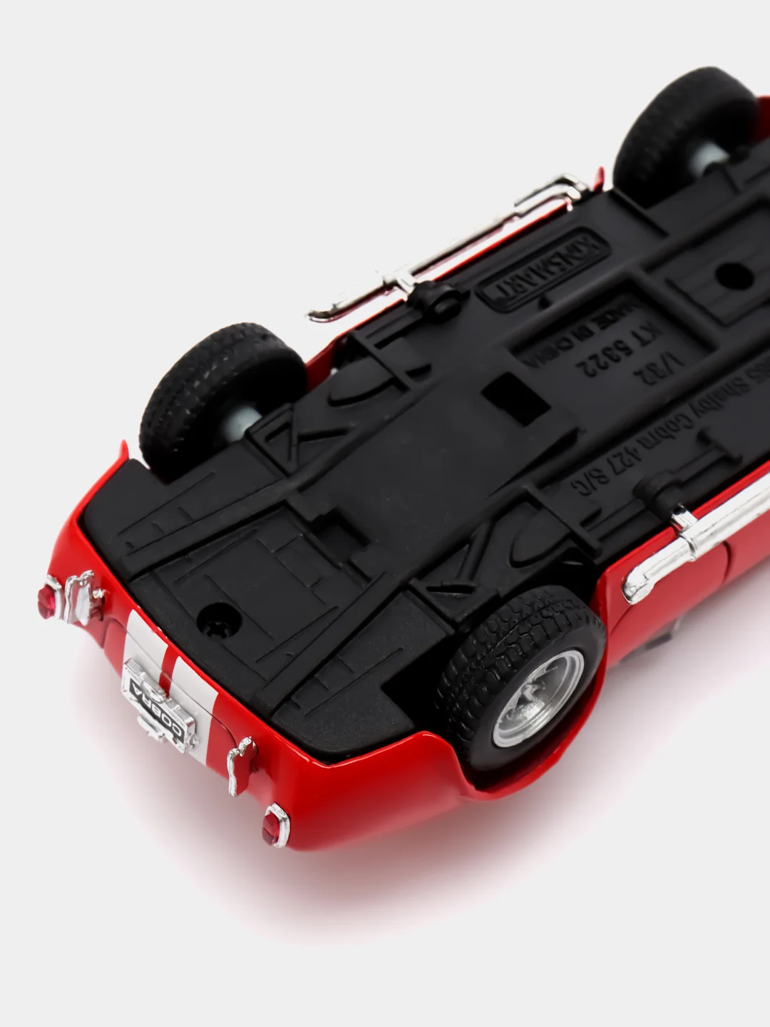 Красный машинка металлическая Kinsmart Shelby Cobra 427 KT5322D, 1:32