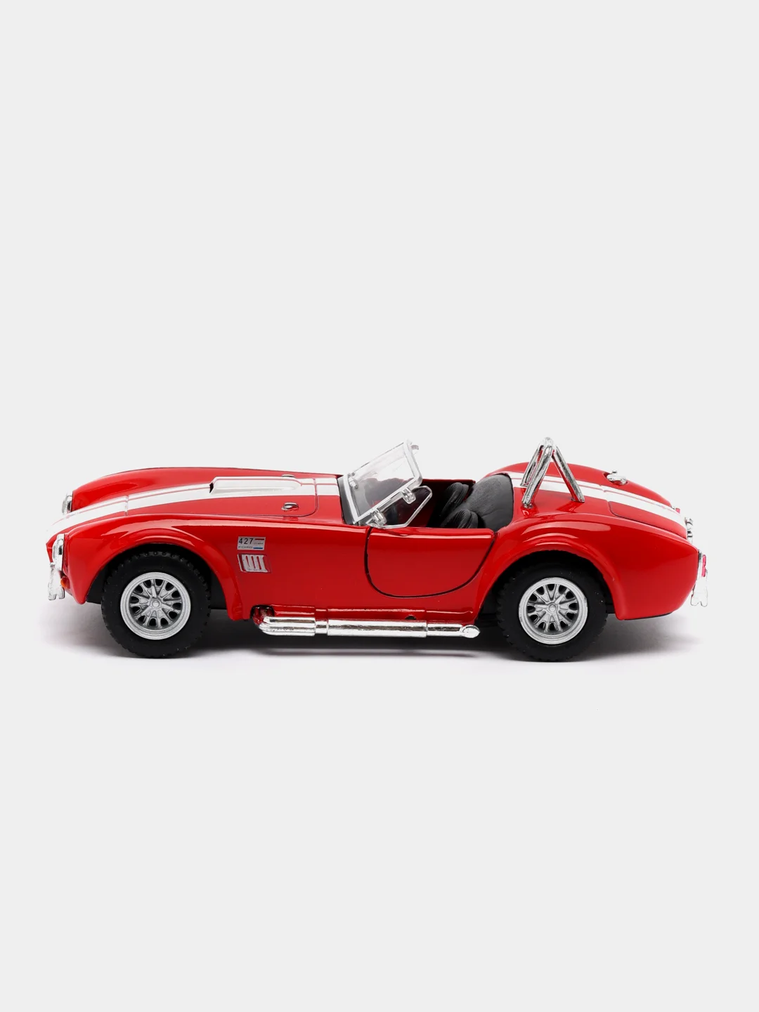 Красный машинка металлическая Kinsmart Shelby Cobra 427 KT5322D, 1:32
