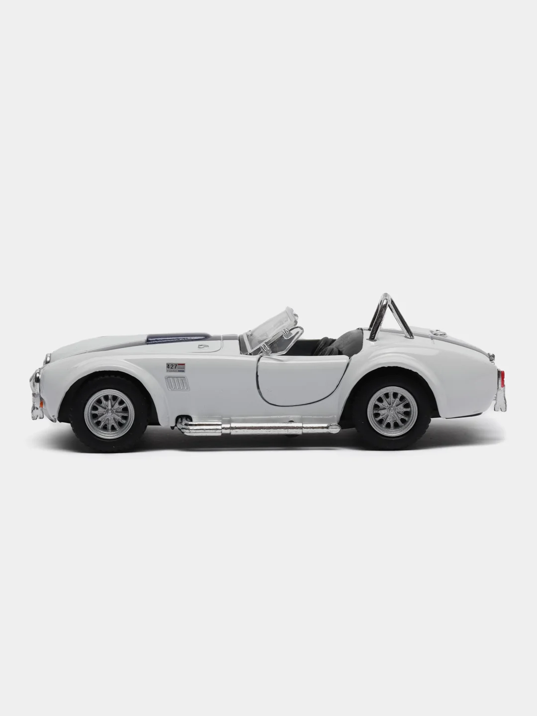 Белый машинка металлическая Kinsmart Shelby Cobra 427 KT5322D, 1:32