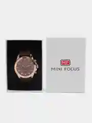 Коричневый мужские наручные часы Mini Focus MF0007G с хронографом, в подарочной упаковке