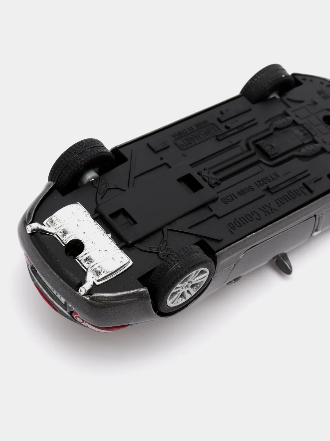 Серый машинка металлическая, инерционная, Jaguar XK Coupe KT5321D 1:38 KINSMART