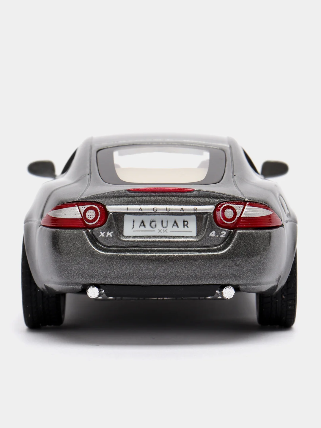 Серый машинка металлическая, инерционная, Jaguar XK Coupe KT5321D 1:38 KINSMART