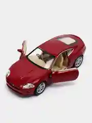 Бордовый машинка металлическая, инерционная, Jaguar XK Coupe KT5321D 1:38 KINSMART