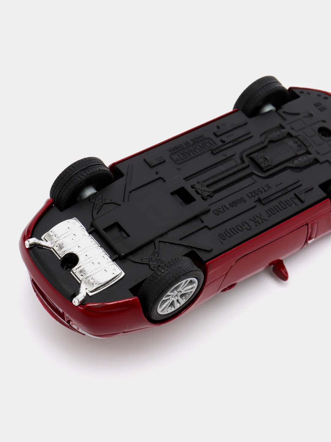 Бордовый машинка металлическая, инерционная, Jaguar XK Coupe KT5321D 1:38 KINSMART