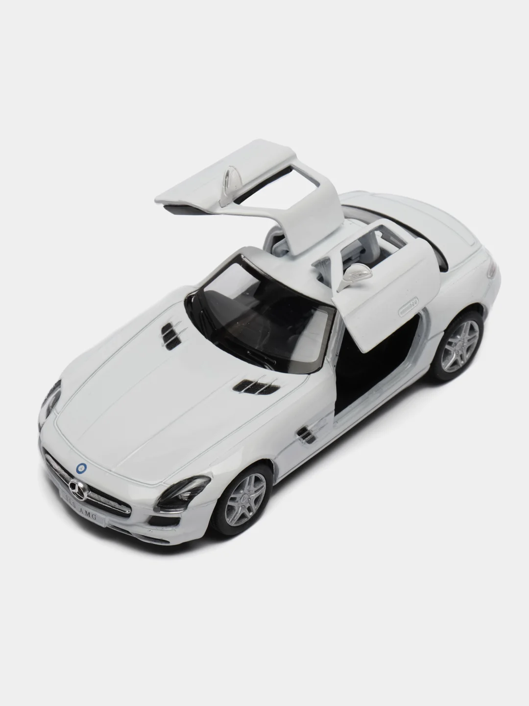 Белый машинка металлическая Mercedes-Benz SLS AMG KT5349D 1:36 /Kinsmart/