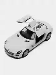Белый машинка металлическая Mercedes-Benz SLS AMG KT5349D 1:36 /Kinsmart/