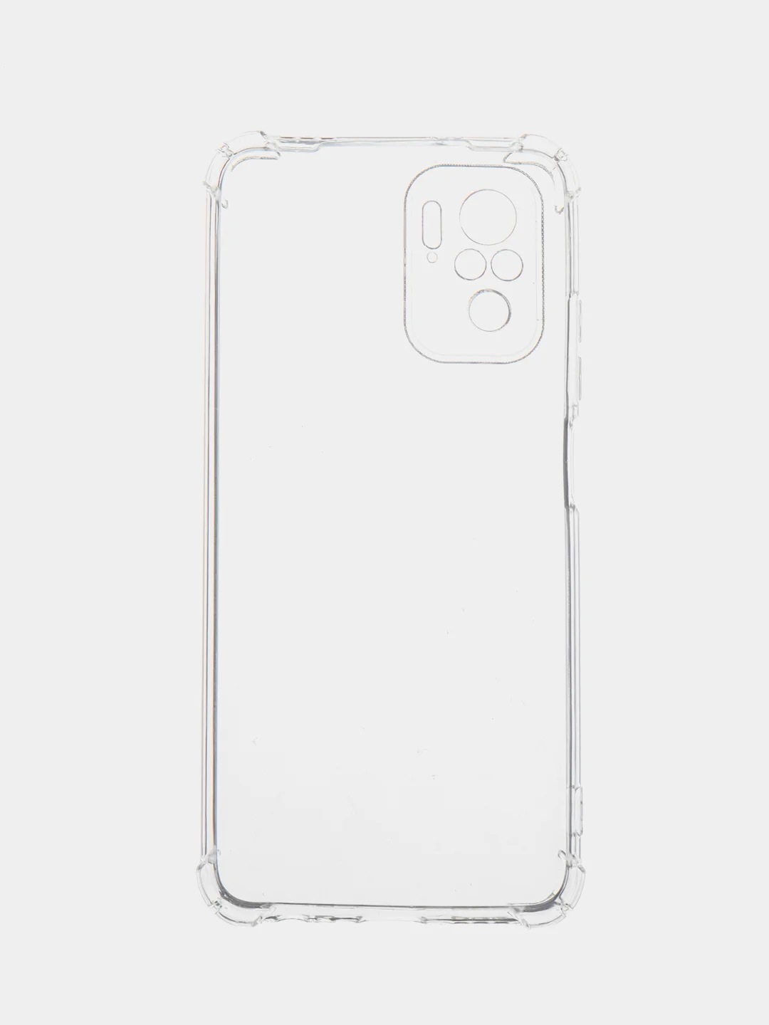 Прозрачный чехол Xiaomi Redmi Note 10/10S/Poco M5s, прозрачный, силиконовый, с усиленными углами