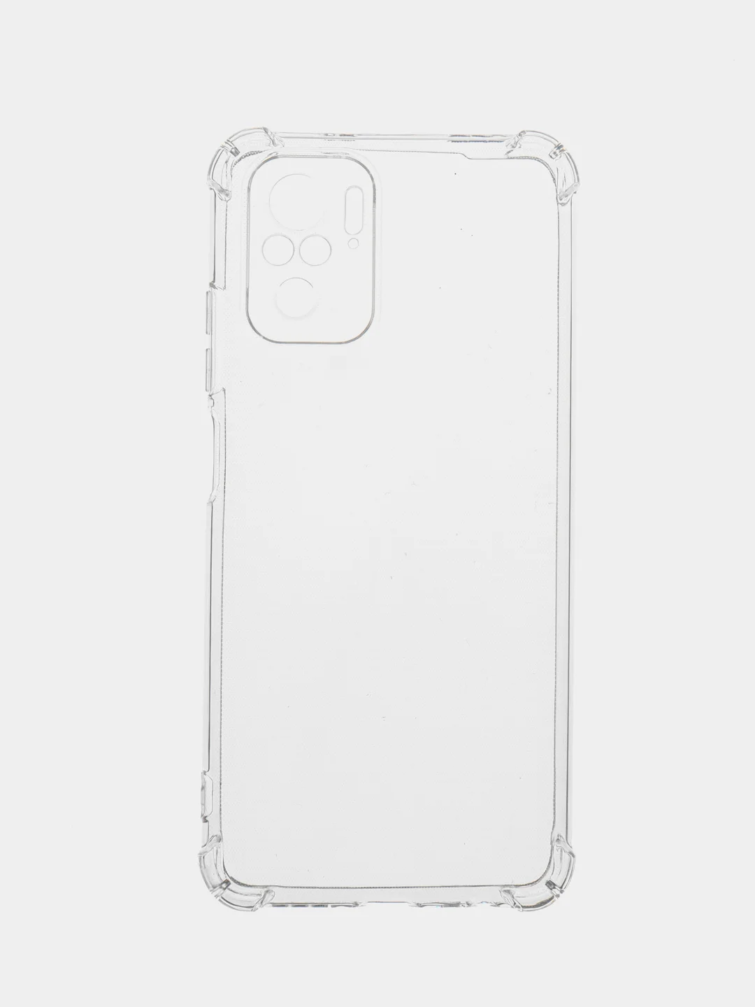 Прозрачный чехол Xiaomi Redmi Note 10/10S/Poco M5s, прозрачный, силиконовый, с усиленными углами
