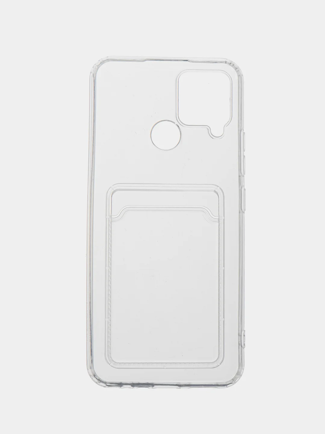 Прозрачный чехол-накладка для Realme C20/C11/9i/C25S, с карманом для карты