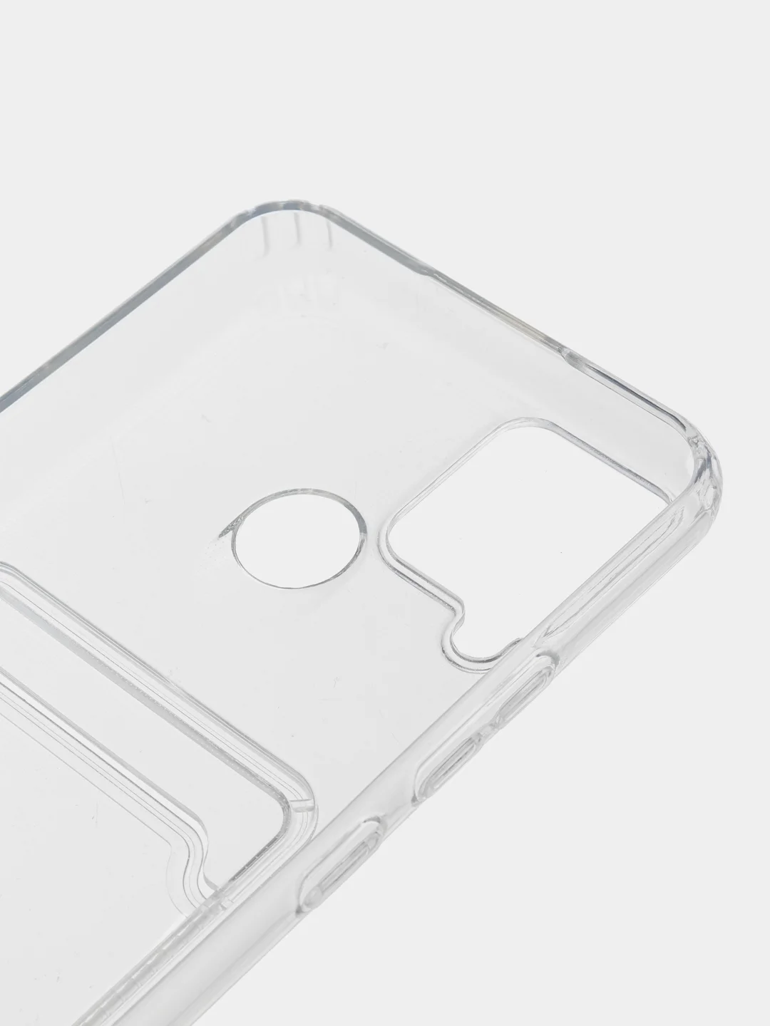 Прозрачный чехол-накладка для Realme C20/C11/9i/C25S, с карманом для карты