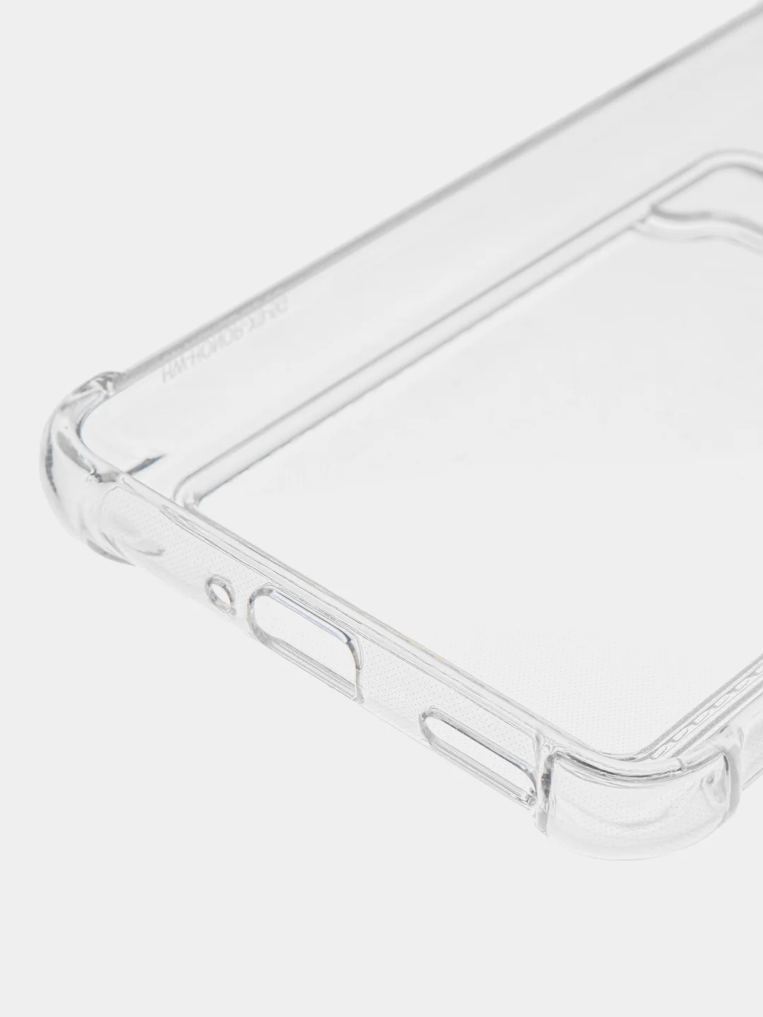Лавандовый чехол для Honor X9 / X30 5G (Хонор Х9 / Х30 5Джи) прозрачный, с карманом для карты
