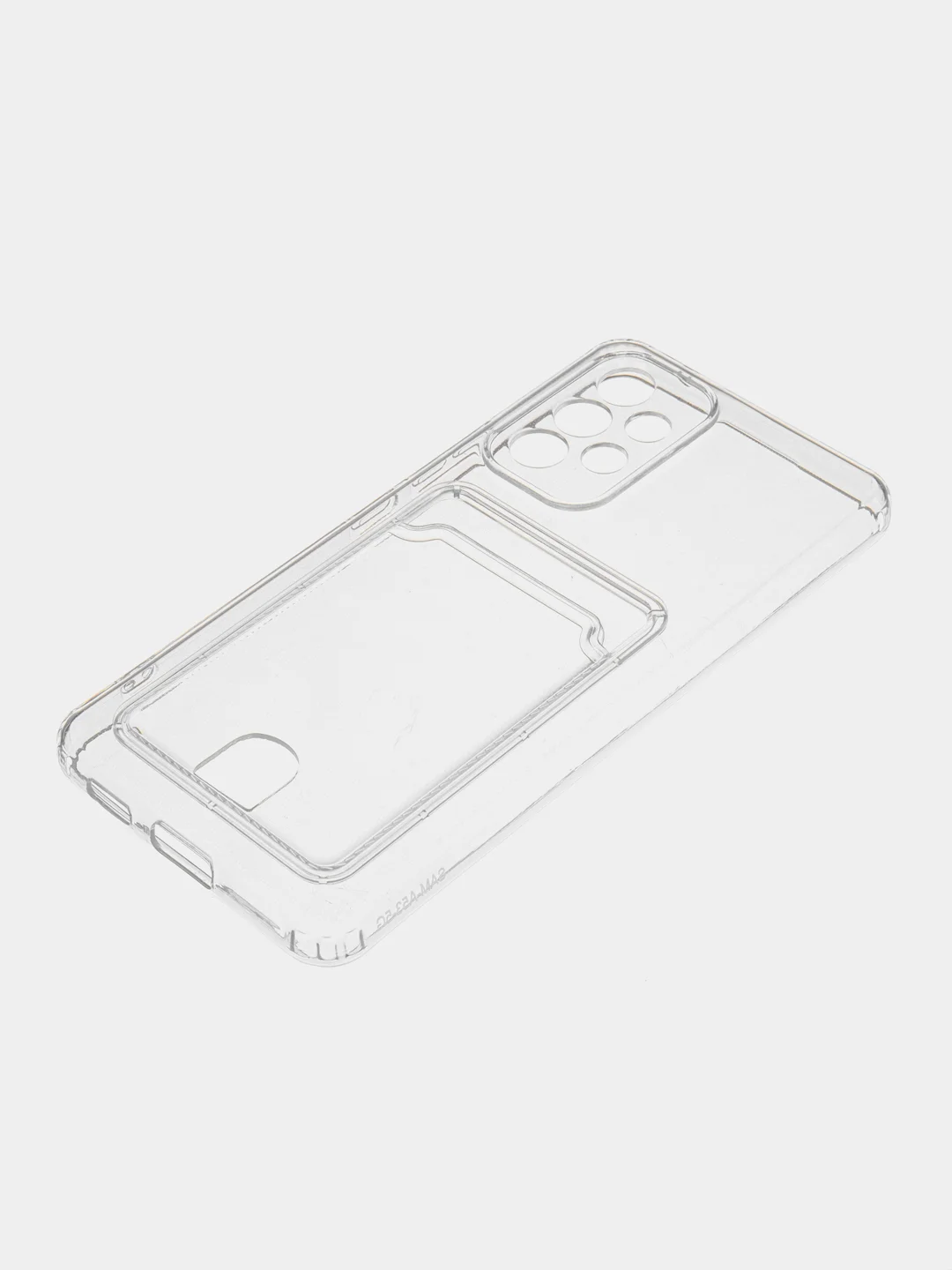 Чехол силиконовый с карманом для пластиковых карт для Samsung A33, A53